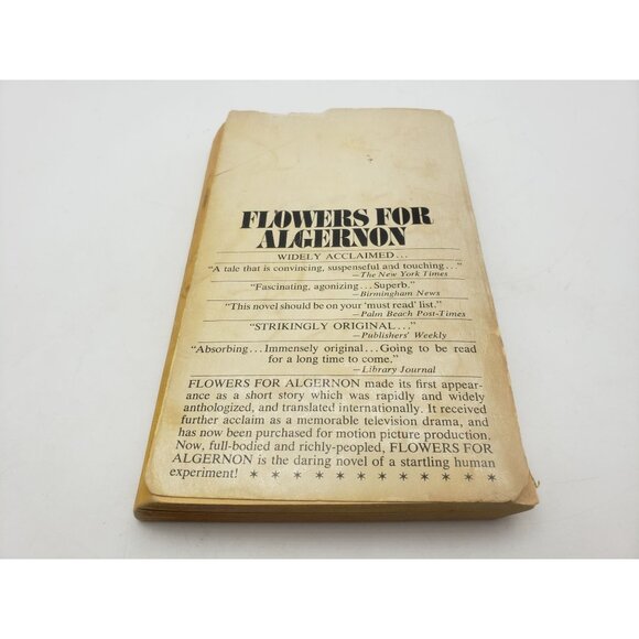 Flowers For Algernon By Daniel Keyes Bantam Paperback - Picture 9 of 9